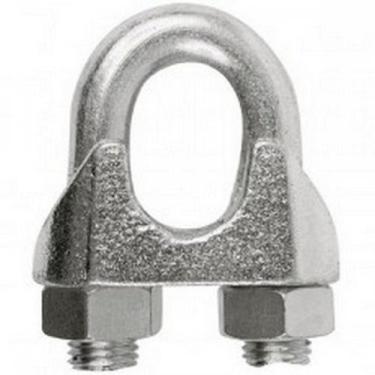 Imagem de Clips Para Cabo Aco Biehl 1/4'' - Kit C/10 Pecas