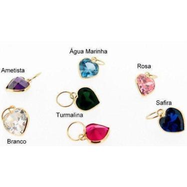 Imagem de Pingente Ponto De Luz Coração De Ouro 18k 750 - DG Presentes