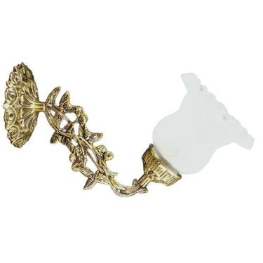 Imagem de Arandela de Parede Dourada em Latão Artesanal  Elegante com Design Exc