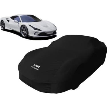 Imagem de Capa De Cobrir Carros Proteção Ferrari F8 Tributo - Mz, Preta