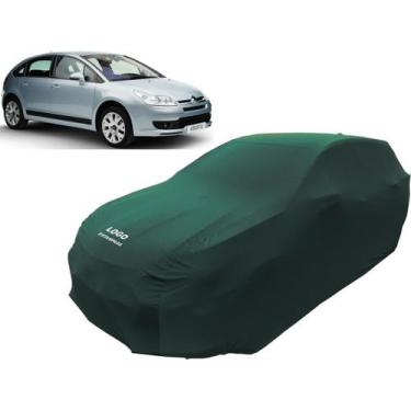 Imagem de Capa De Tecido Proteger Pintura Carro Citroen C4 Hatch - Mz, Verde