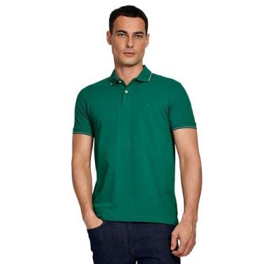 Imagem de Camisa Polo Aramis 4 Frisos Ve25 Verde Masculino, GG