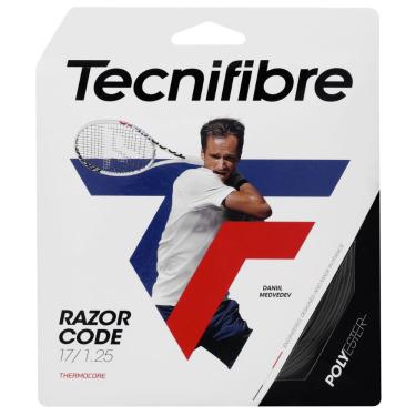 Imagem de Corda Tecnifibre Razor Code 17 1.25mm - Set Individual - Preto
