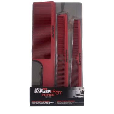 Imagem de Pente Cabelo Pro Kit Profissional Barbeiro - Babyliss pro