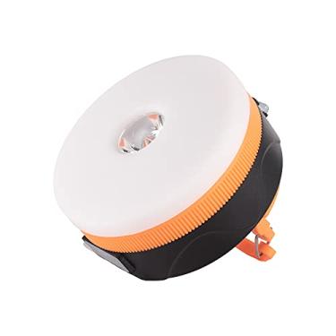Imagem de LIT-PaTH Luminária De Acampamento Led Recarregável Lit-Path, Lanterna Com Base Magnética, 1800 Mah, Kit Sobrevivência Para Emergências, Furacões, Queda Energia, Pequena Laranja, Pacote 1 Unidade