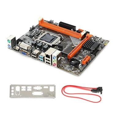 Imagem de Placa mãe para computador desktop B75, LGA 1155 DDR3 CPU suporte placa mãe NVME+NGFF, disco rígido de modo duplo, SATA3.0/USB3.0/chip de áudio de 6 canais