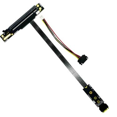 Imagem de Sintech M.2 NGFF Chave M para PCIe 4.0 16x Placa de Vídeo Riser Placa Adaptadora, Nvme para PCI-e PCI-Express 4.0 16X Cabo de Extensão 50 cm, Compatível com RTX4090-RTX3060 RX7900 RX6950XT-RX6500XT
