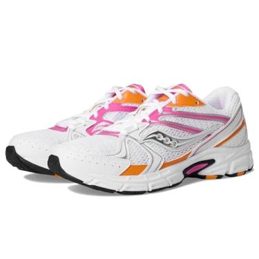 Imagem de Saucony Tênis unissex adulto Ride Millennium, Branco/Multi, 10.5 Women/9 Men