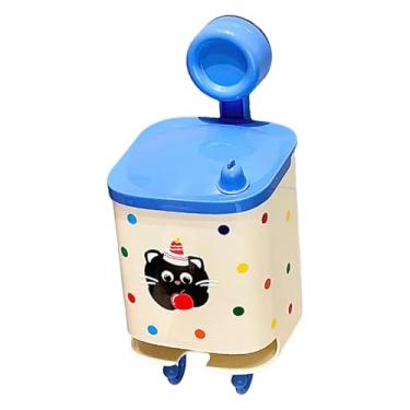 Imagem de predolo Caixa de armazenamento de parede, porta-guardanapos, caixa de armazenamento para banheiro, Azul