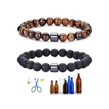 Imagem de 72ore Pulseira antiálcool internacional anti-álcool para reduzir o desejo de beber joias para mulheres e homens ajuda a aliviar a ansiedade joias presentes, Miçangas, Sem Pedra Preciosa