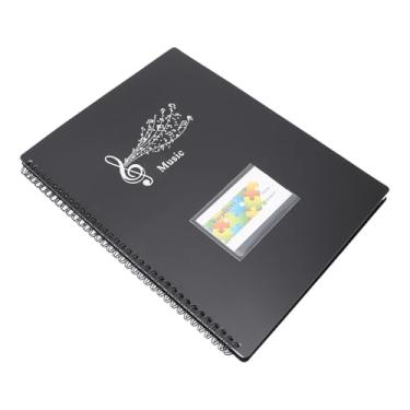 Imagem de Mingzhe Pasta de Partituras Protetora de 40 Páginas A4 Pasta de Partituras para Músicos e Coros (Estilo C)