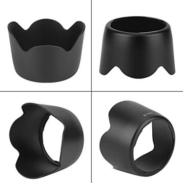 Imagem de ZJchao Capa de Lente, et 60ii, Sombra de Lente de Câmera, Substituição, Capa de Preta para 75-300mmf 4-5.6iii Usm/ef S 55-250mm Is (ET-60II)