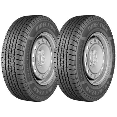 Imagem de Jogo 2 Pneus Goodyear Aro 14 Direction Cargo 2 185R14c 102/1