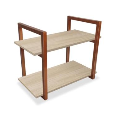 Imagem de Prateleira Milazzo Nicho Design Industrial Cobre e Jade