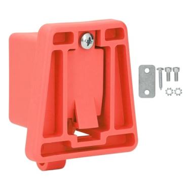 Imagem de Bloco de transporte dianteiro de bicicleta reforçado PA66 fibra de vidro adaptador de suporte de bolsa para bicicleta dobrável Brompton peça de ciclismo durável leve acessório de (Vermelha)