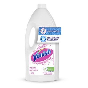 Imagem de Tira Manchas Líquido Crystal White para roupas brancas Vanish 1,5L