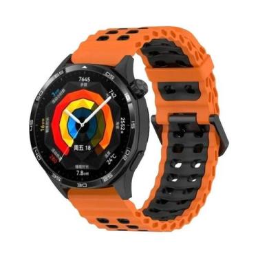 Imagem de Pulseira De Silicone De 22mm Para Huawei GT 6 Pro, GT5, GT4, GT3, Band