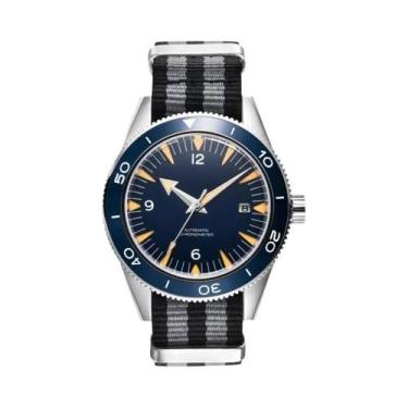 Imagem de 41MM Vidro Safira 100m À Prova D 'Água Japão Relógio Masculino Luminos