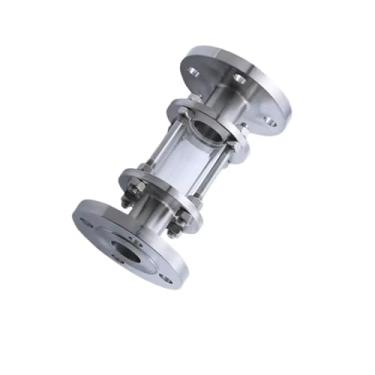Imagem de Visor De Fluxo HGS07-126 1PC - Aço Inoxidável 316L Polido, Janela De Vidro Borossilicato De 5 Mm, DN15-DN200 Para Sistemas De Produtos Químicos/bebidas(DN80)