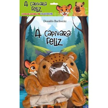 Imagem de Livro - A capivara feliz Livro de história + Fantoche