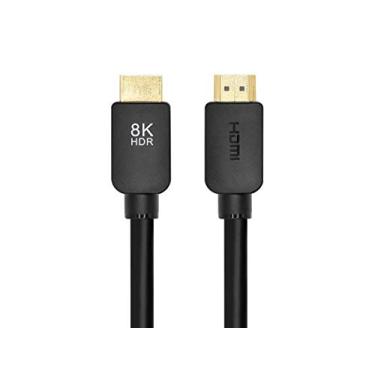 Imagem de Monoprice Cabo HDMI de alta velocidade sem logotipo 8K – 3 metros – Preto, 48Gbps, Dynamic HDR, eARC, compatível com PS5, Xbox Series X e Xbox Series S