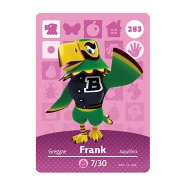 Imagem de Frank - Cartão Amiibo Nintendo Animal Crossing Happy Home Designer - 283