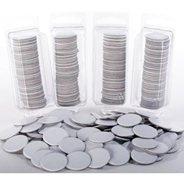 Imagem de Hedral Value Pack of 200 - Blank 1" Circle Board Game Chits Round Tiles Counters Markers DIY D&D