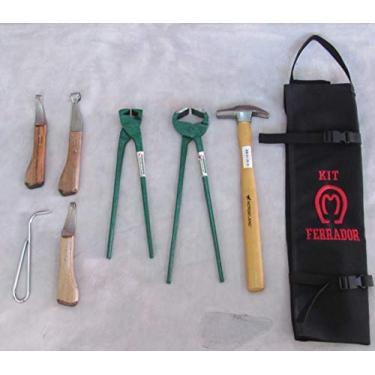Imagem de Kit de Ferramentas para Cascos de Cavalo Completo Original - Couros Allas