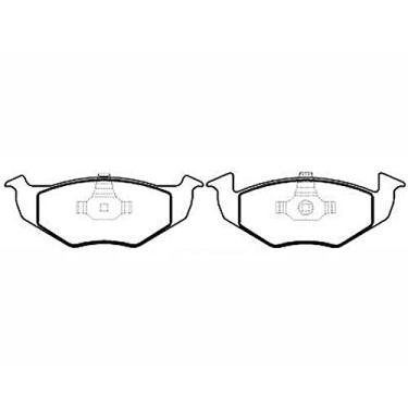 Imagem de Jogo De Pastilha De Freio Dianteira, Ecopads, HB11.4_15043_15053, Seat: Arosa 1.0/1.4/1.7 1997 Ecopads ECO1243