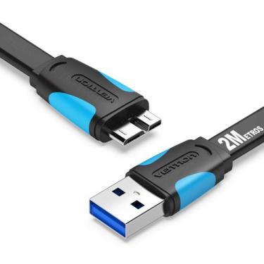 Imagem de Cabo Hd Externo Usb-A Tipo A 3.0 P/ Micro B 5gbps Vention 2m