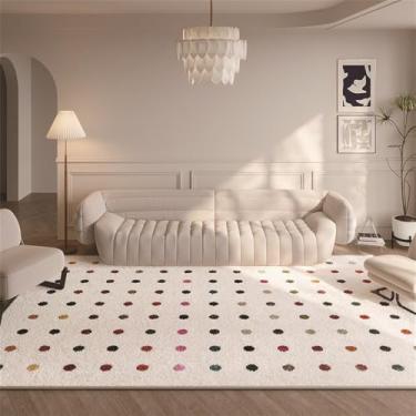 Imagem de HJZSZX Tapete de sala de estar, tapete antiderrapante, cobertor leve para cama de família, FYR sem fiapos, 3.120 x 160 cm (3,9 x 5,25 pés)