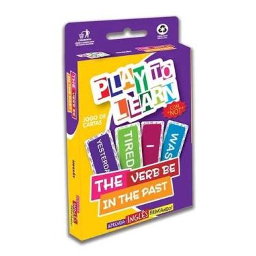 Imagem de Play To Learn - The Verb Be In The Past - Jogo De Cartas