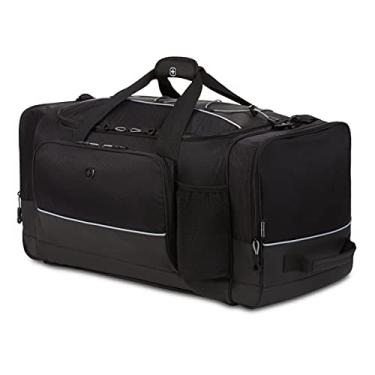 Imagem de SwissGear Bolsas de viagem para adultos unissex, Revestimento preto, 28 Inch, Bolsas Duffle para Viagem