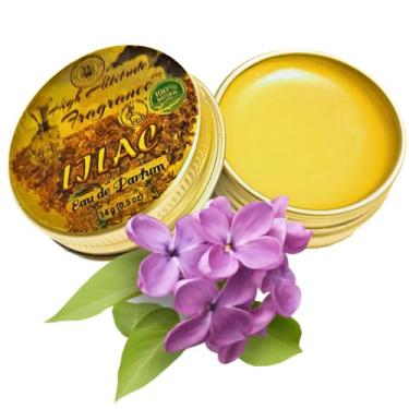 Imagem de Perfume LILAC - Eau de Parfum - Bálsamo Sólido - Óleos Essenciais de Aromaterapia (Syringa Vulgaris, Jacinto, Orris, Heliotrópio, Violeta) Lilás Frescos Cortados - Fragrância Natural - 14,2 g