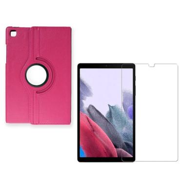 Imagem de Capa para tablet Samsung Tab A7 T500 T505 com filme fúcsia