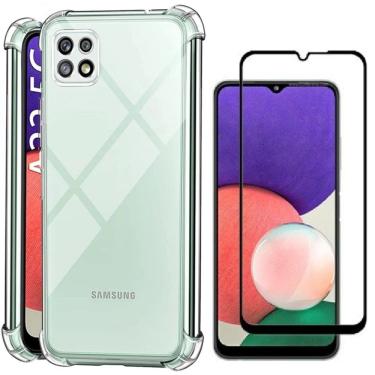 Imagem de Capa anti-choque Samsung Galaxy A22 5G com capa de filme completo