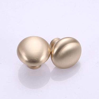 Imagem de Puxadores de portão de ferragens para porta, pacote com 10 puxadores redondos de armário, puxador de móveis, simples e resistente para cozinha, armário, porta, quarto, cômoda, gaveta, banheiro,