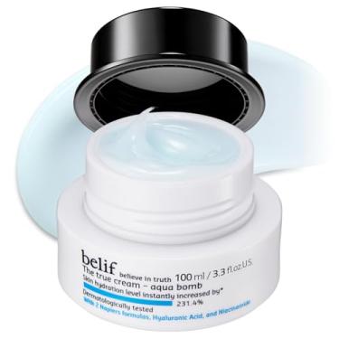 Imagem de belif Aqua Bomb – Hidratante Diário Niacinamida, Creme Facial Leve com Ácido Hialurônico e Esqualano, Efeito Refrigerante, Anti-Envelhecimento, Cuidados com a Pele Coreanos, 100 ml