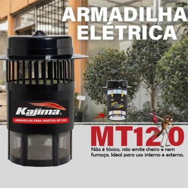 Imagem de Armadilha Insetos Mosquitos Pernilongos Até 120m² MT120 Kajima 110V 5.