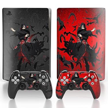 Imagem de TESSGO PS 5 Skin Disc Edition Anime Console and Controller Vinyl Sticker, Durable, Scratch Resistant, Bubble-Free, Precisely Line Up, Compatible with Play Station 5