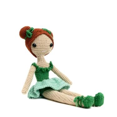 Imagem de Boneca Bailarina Maria Clara em amigurumi