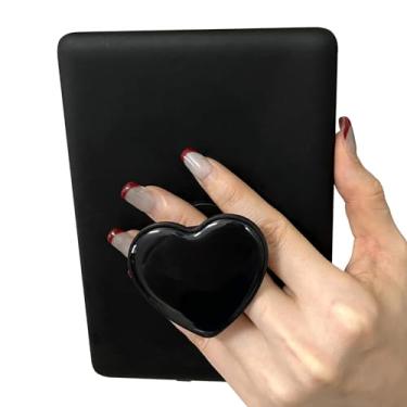 Imagem de Gowjaw Cute Heart Suporte expansível dobrável para Kindle eReaders iPhone e smartphone (preto)