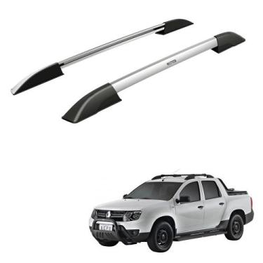Imagem de Rack Teto Longarina Duster Oroch 2019 2020 Alumínio Prata - Bepo