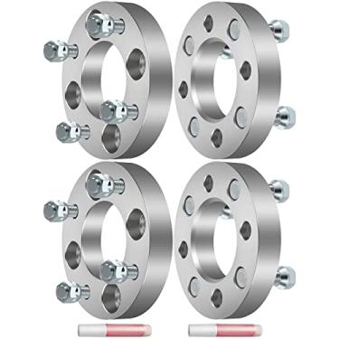Imagem de ECCPP Conjunto de 4 espaçadores de roda de 2,5 cm 4 x 4,53 4 x 115 kit adaptador espaçador de roda com furo de cubo M 12x1,5 74 mm para DS 450 DS 450 EFI DS 450 EFI X mx DS 450 EFI X xc DS 450 X 4 Lug