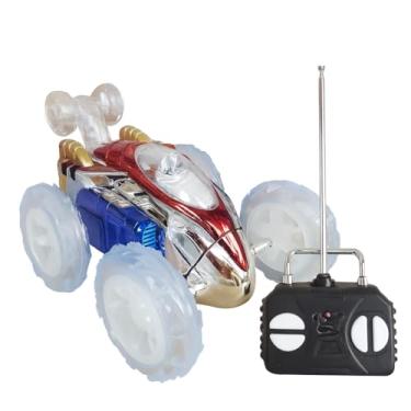 Imagem de Carro de Controle Remoto com Giro 360°, LED, Acrobacias e Cambalhotas