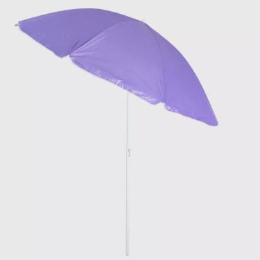 Imagem de Guarda Sol Grande Articulado Poliamida Alumínio 2,20M Lilás