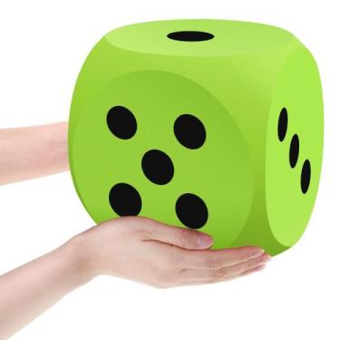 Imagem de Brinquedo educacional Foam Dice Shappy Fun Fulfilled 20 cm verde