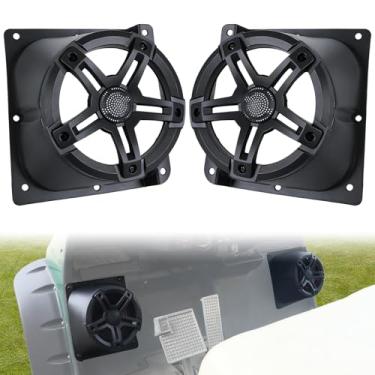 Imagem de Suportes de caixa de som sob o painel de 16,5 cm para Yamaha G14 G16 G19 G20 G22 acessórios de carrinho de golfe, suporte de alto-falante frontal para carrinho de golfe padrão Yamaha G14-G22