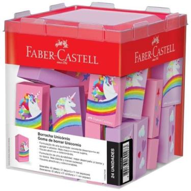 Imagem de Borracha Colorida Unicornio 2 Modelos DP.C/24 - FABER-CASTELL
