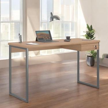 Imagem de Mesa Home Office Escrivaninha Industriale 1,00 Montana com Gaveteiro